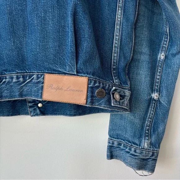 Ralph Lauren Purple Label Denim Jacket Men’s S Indigo Made in Italy Luxury